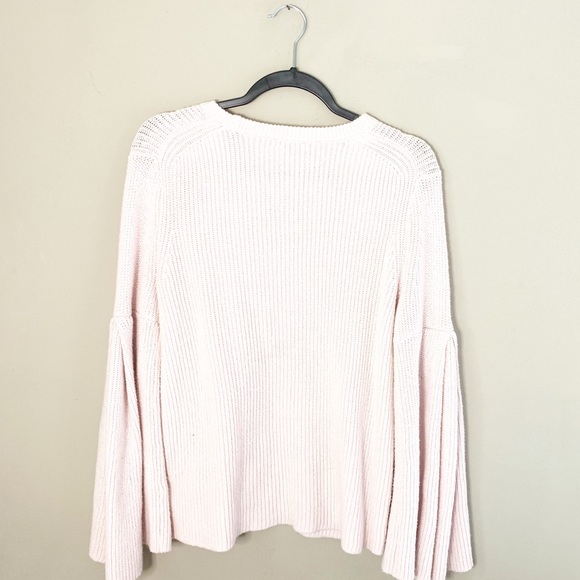 Vince Camuto Ribbed Bell Sleeve Sweater - Picture 3 of 5